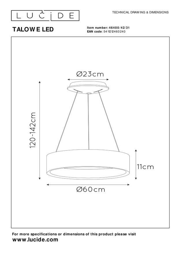 Suspension Talowe blanche