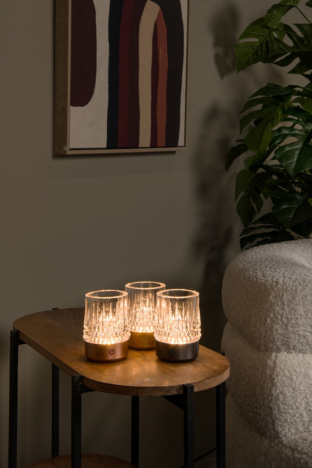 Lampe extérieure Lili noire et chromée