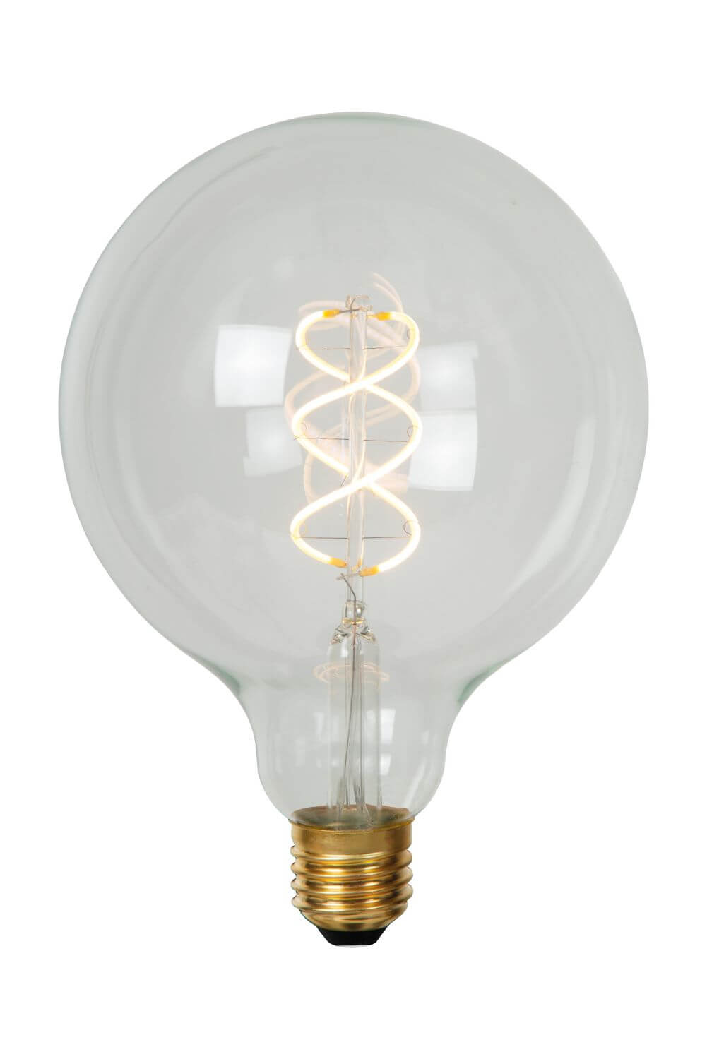 Ampoule LED E27 globe à filament transparente, 5 W | Lucide (49033/05/60)
