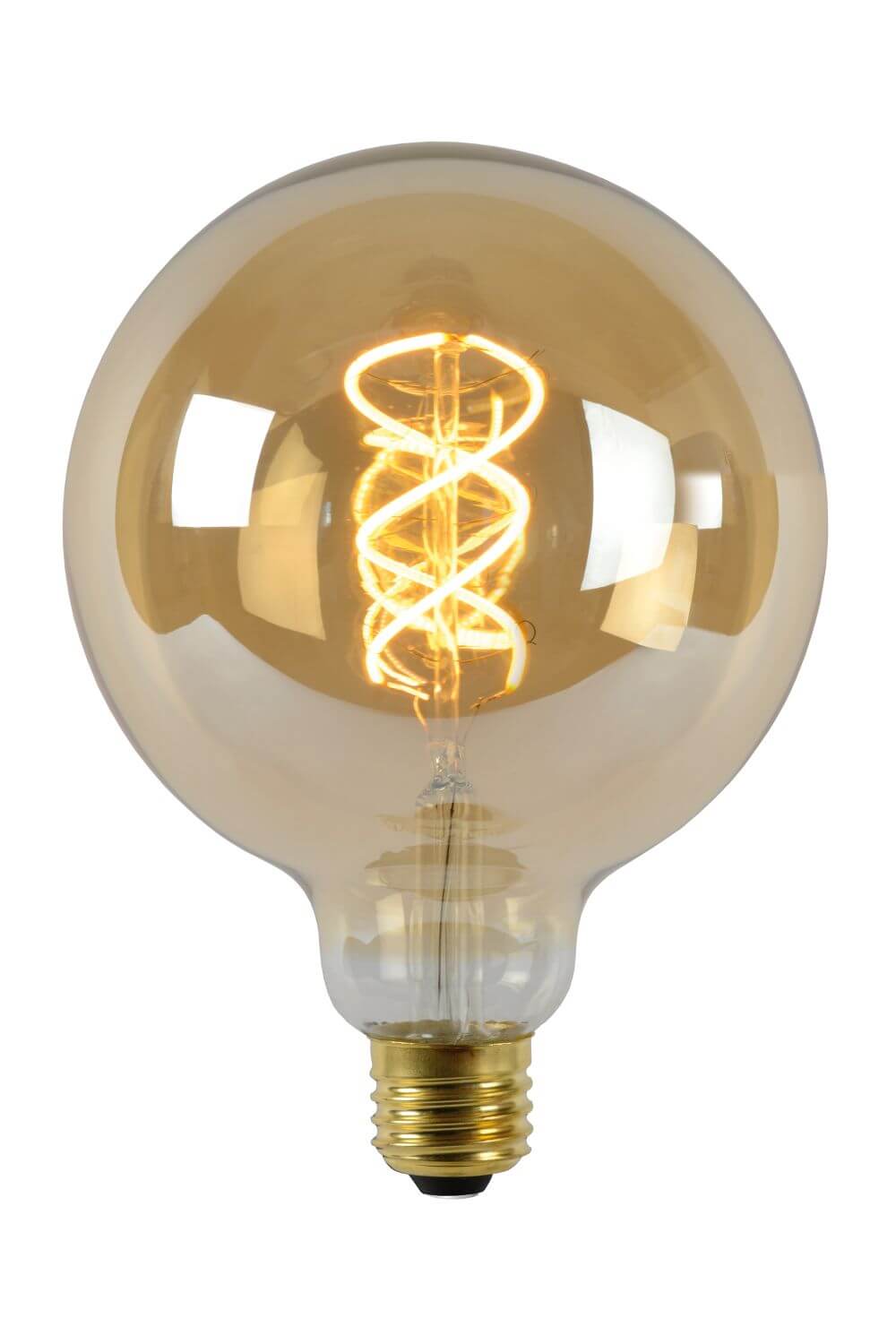 Ampoule LED E27 globe à filament ambrée, 5 W | Lucide (49033/05/62)