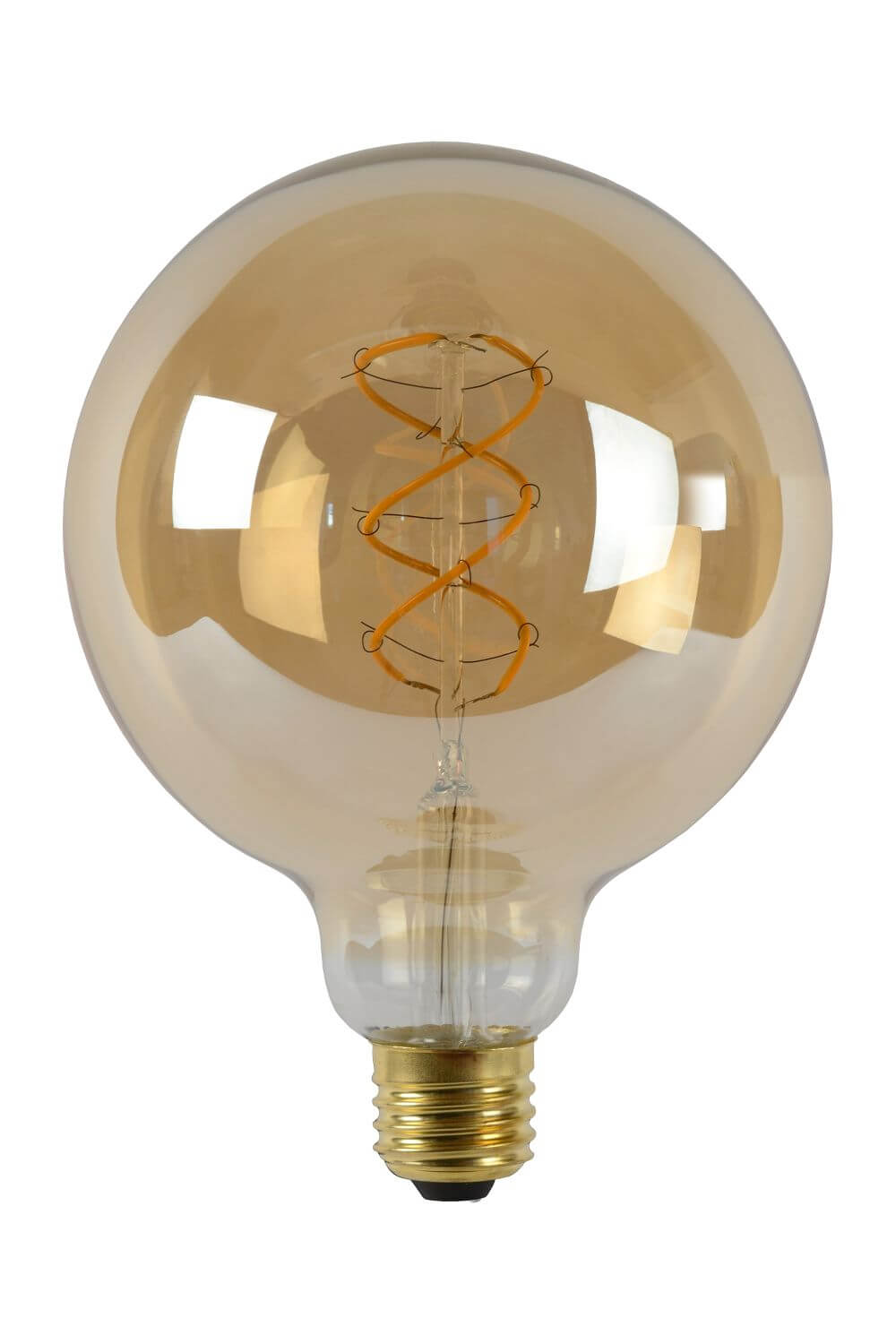 Ampoule LED E27 globe à filament ambrée, 5 W | Lucide (49033/05/62)
