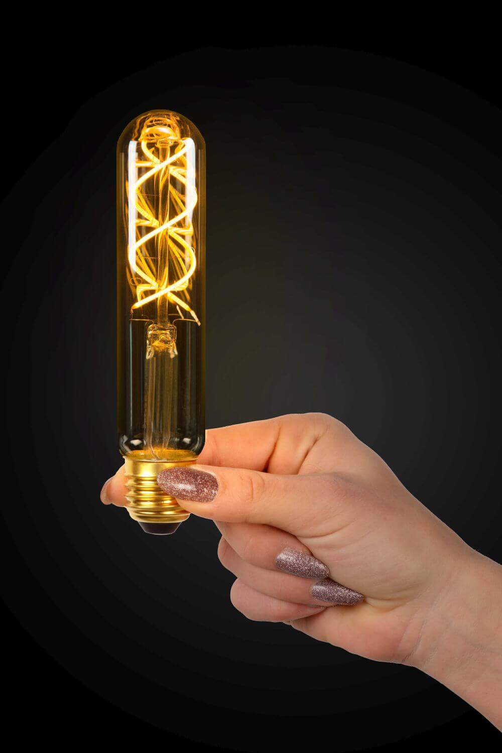 Ampoule LED E27 à filament ambrée, 4,9 W | Lucide (49035/05/62)