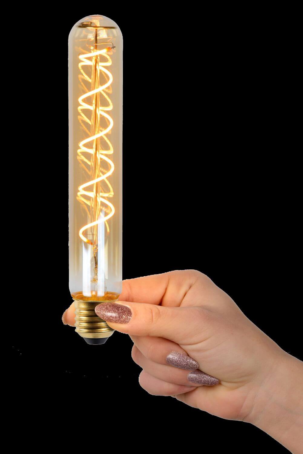 Ampoule LED E27 à filament ambrée, 5 W | Lucide (49035/20/62)