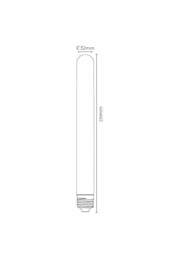 Ampoule LED E27 à filament ambrée, 5 W | Lucide (49035/25/62)