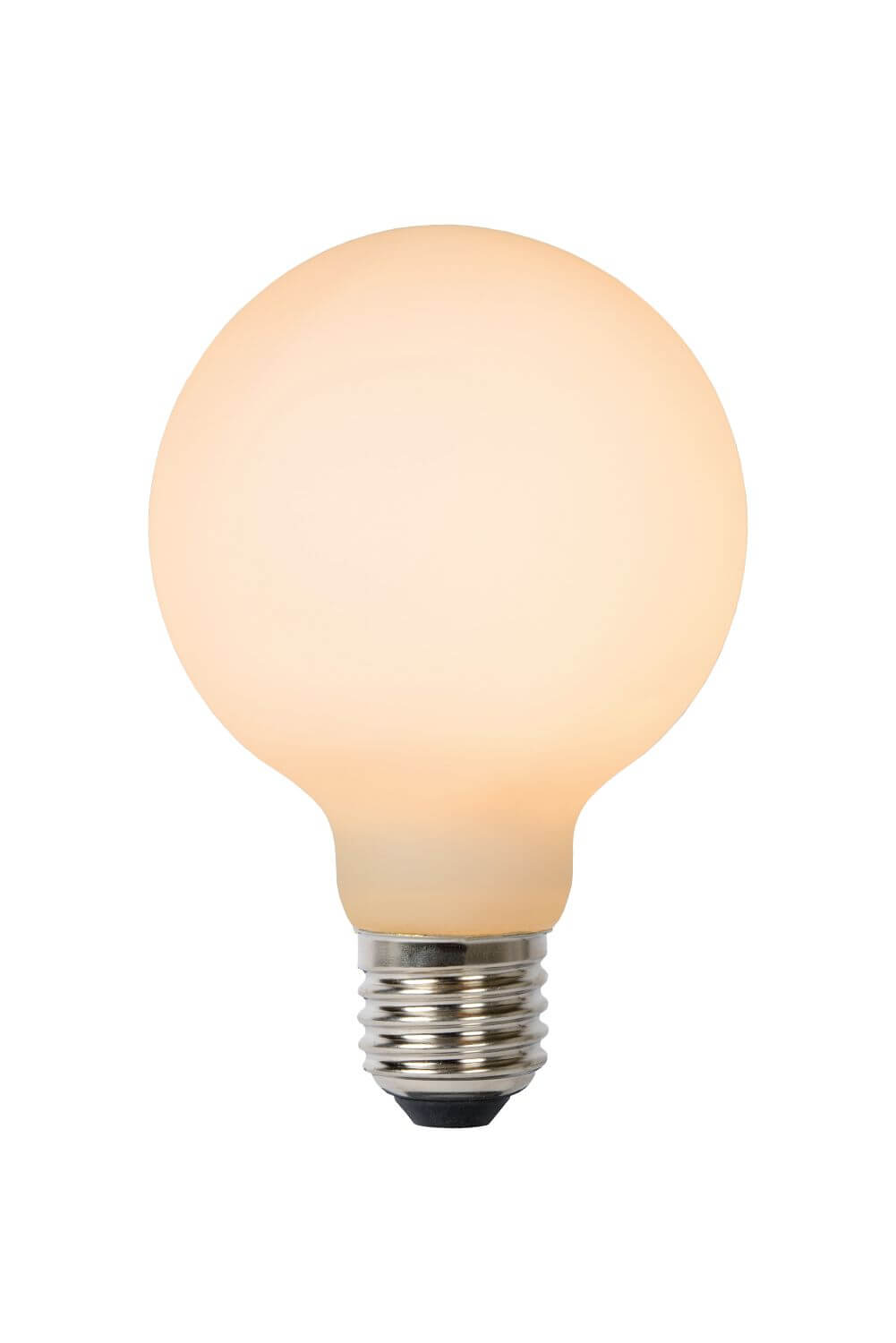 Ampoule LED E27 globe à filament opale, 8 W | Lucide (49066/08/61)