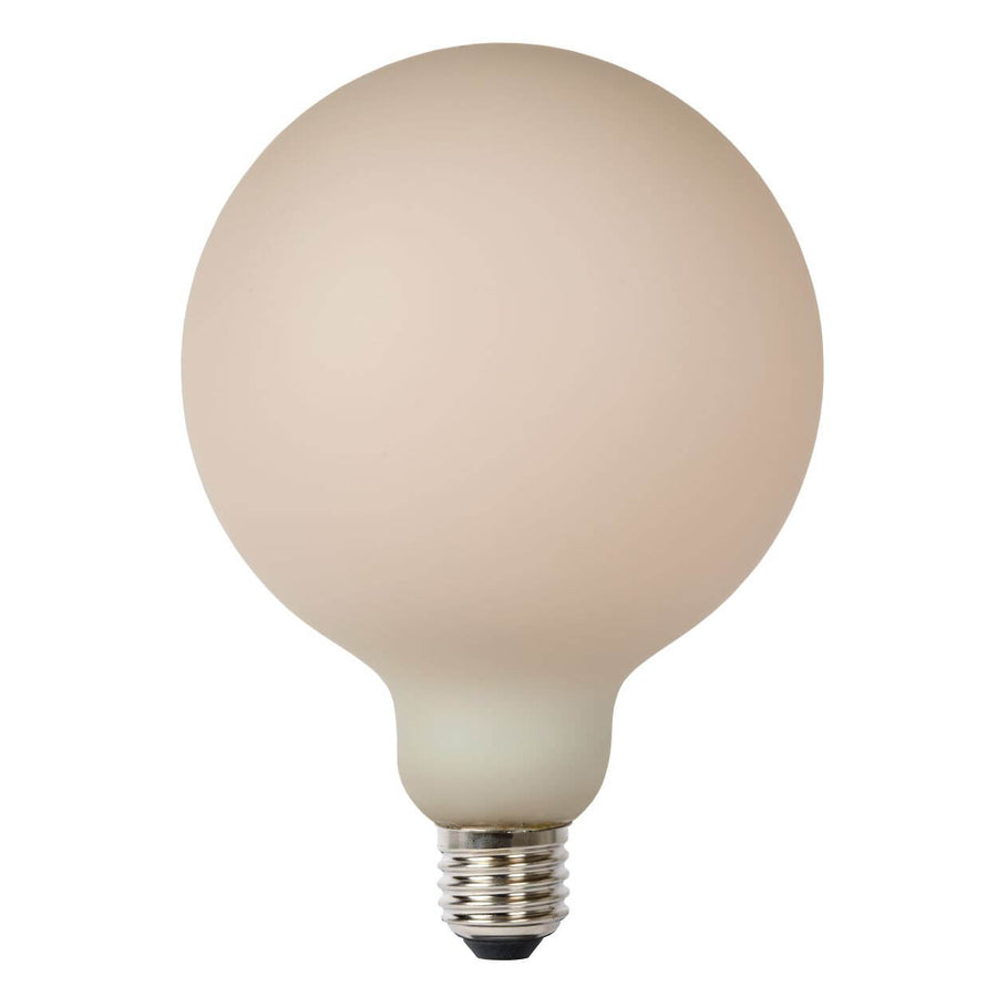 Ampoule LED E27 globe à filament opale, 8 W | Lucide (49067/08/61)