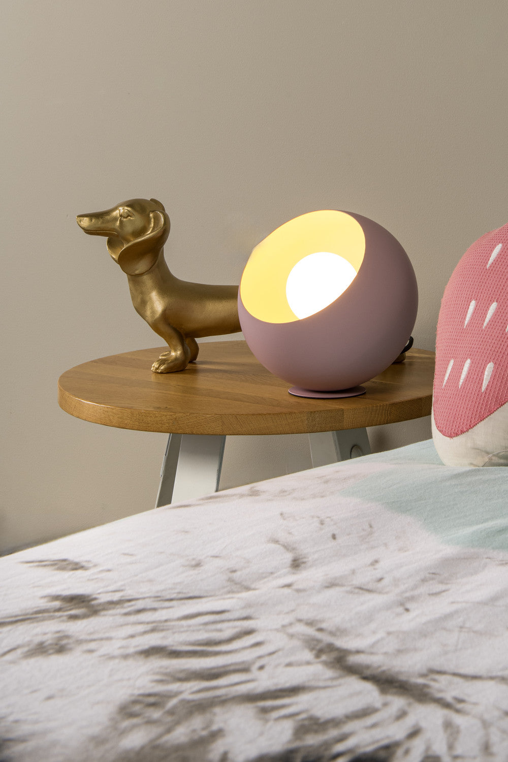 Lampe à poser Doredos rose