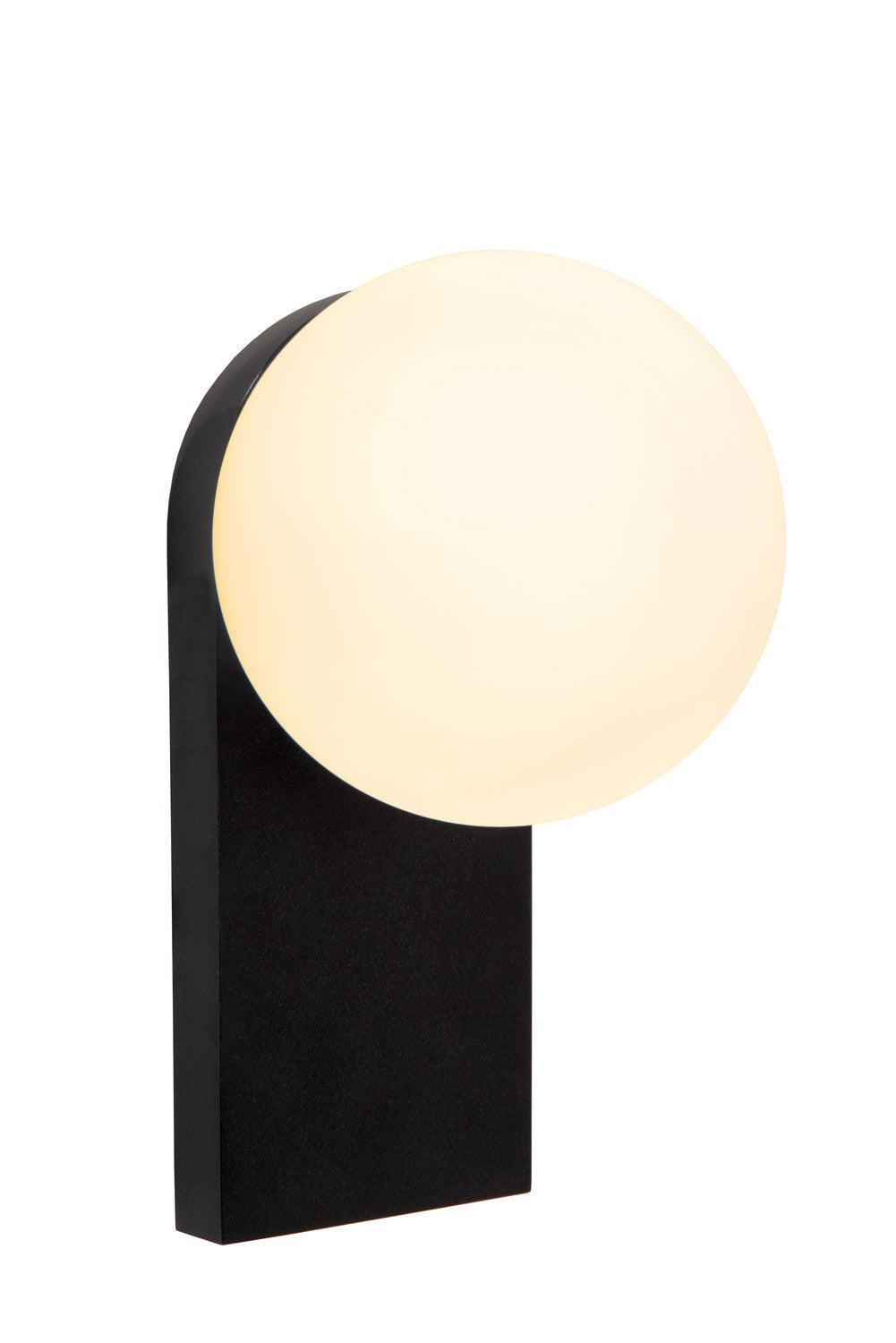Applique murale Tassa noire, verre