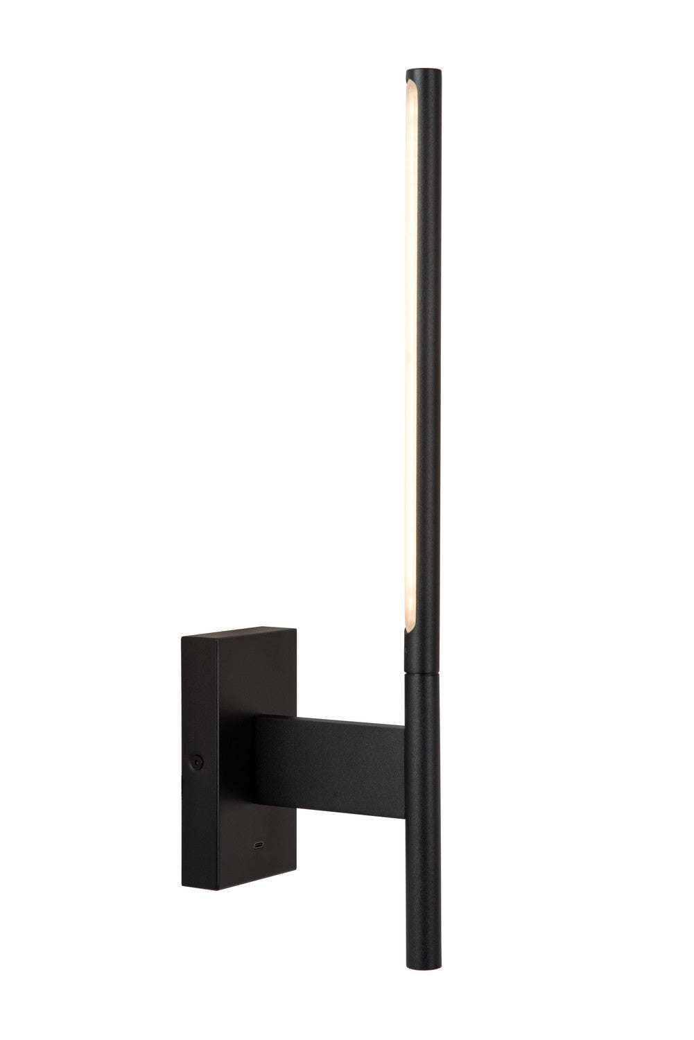 Applique murale Finan noire, H 48 cm