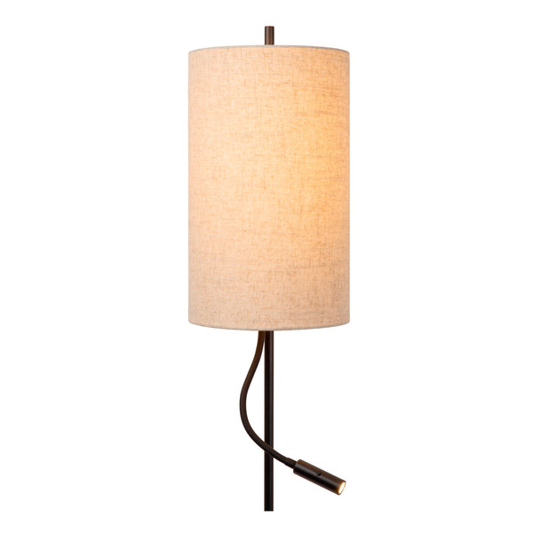 Lampadaire Magic noir, lin (68711/82/30)