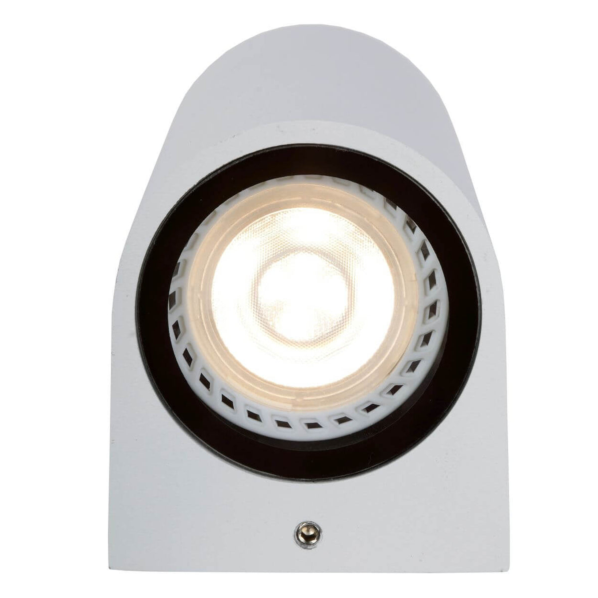 Applique extérieure Zaro blanche, H 11 cm