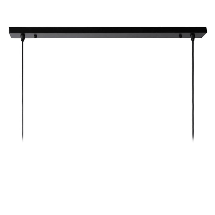 Suspension Dikra 2 lumières noire