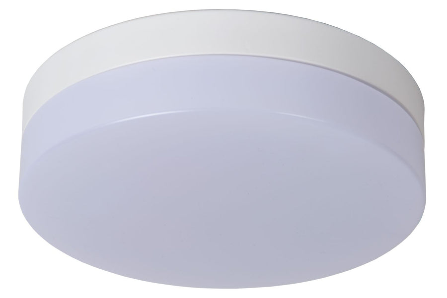 Plafonnier Biskit blanc, Ø 23 cm