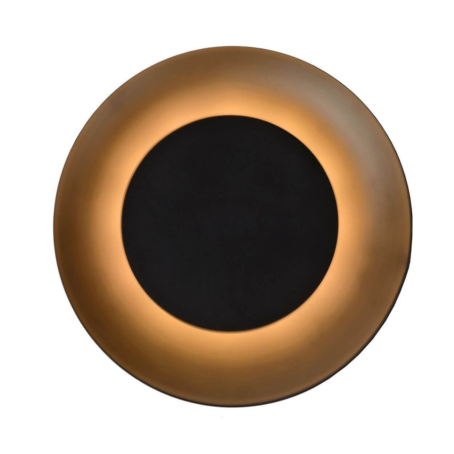 Plafonnier Foskal noir, Ø 21,5 cm