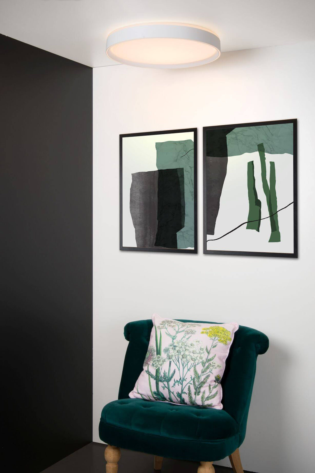 Luminaire plafonnier | Nuria Blanc Ø 50 cm