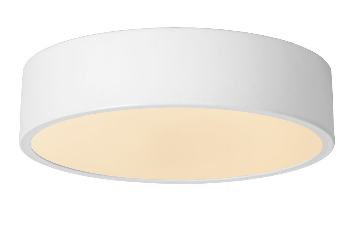 Plafonnier Unar blanc, Ø 20 cm