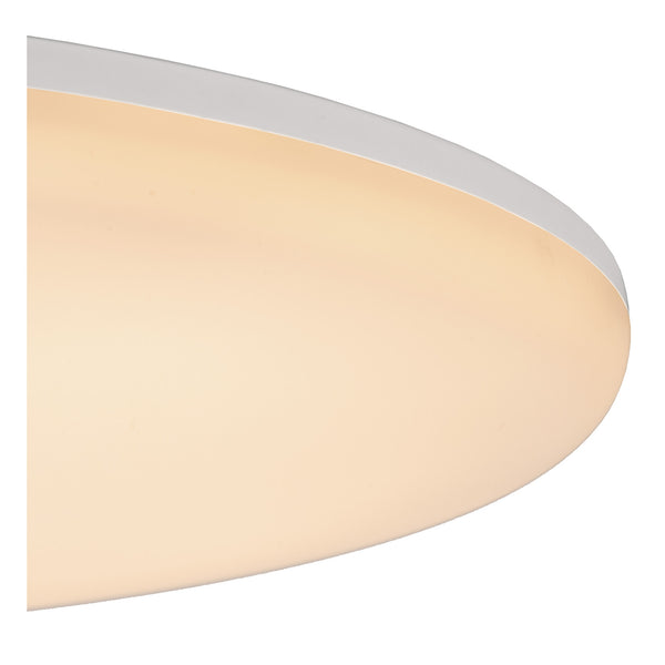 Plafonnier Olson opale, Ø 45 cm