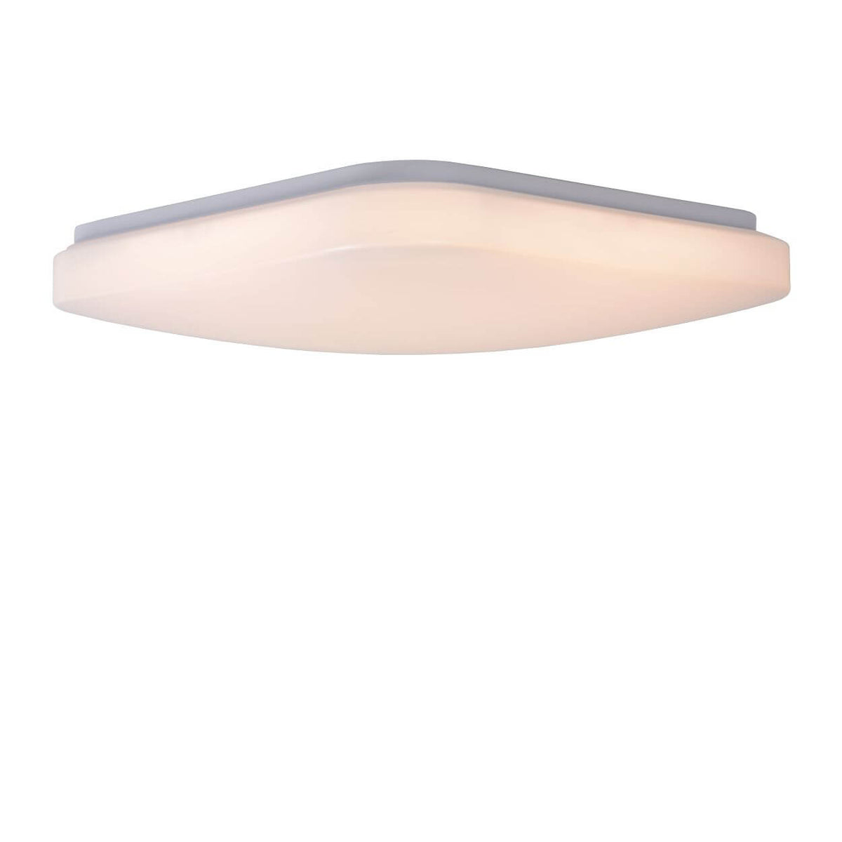 Plafonnier Otis opale, L 28 cm