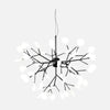 Contemporary black light fixture, firefly chandelier | Dark Radiance