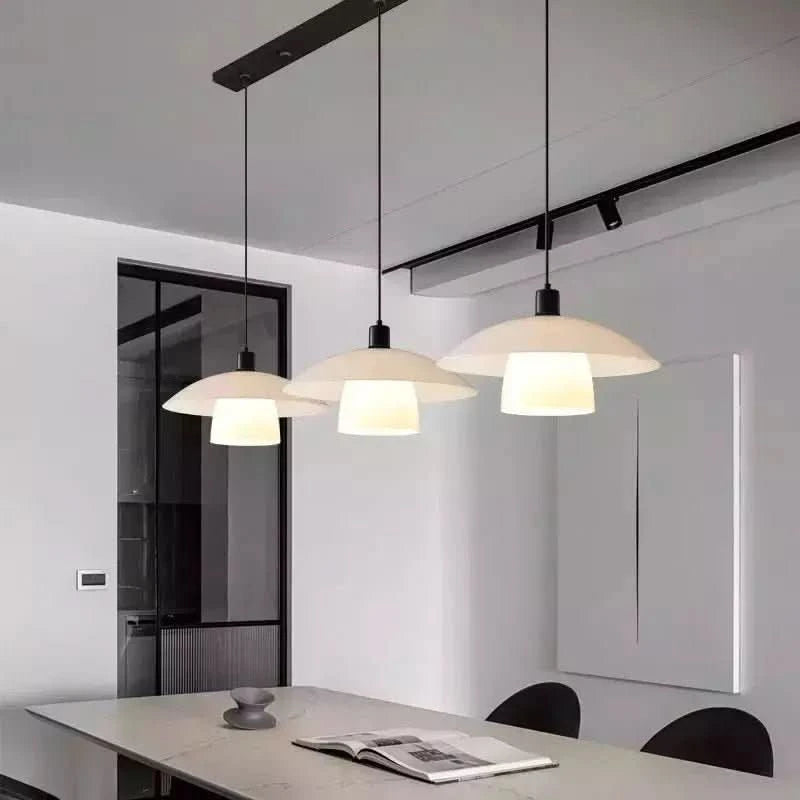 Luminaire Suspension Moderne | Lueur Zen - Designix Suspension luminaire Diamètre 40cm Blanc Froid (6000K)