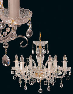 Crystal chandelier, size EL681601