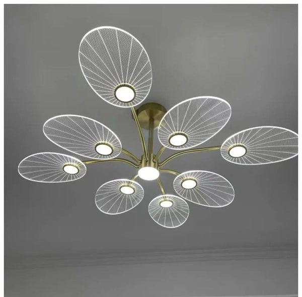 White and Gold Chandelier | Aira