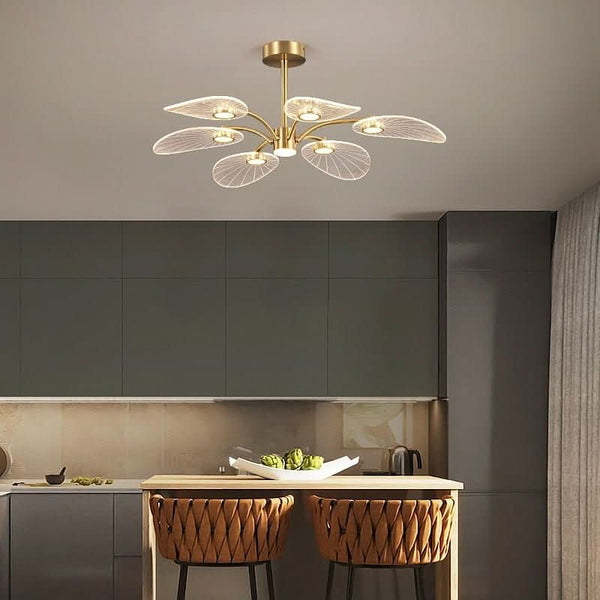 White and Gold Chandelier | Aira