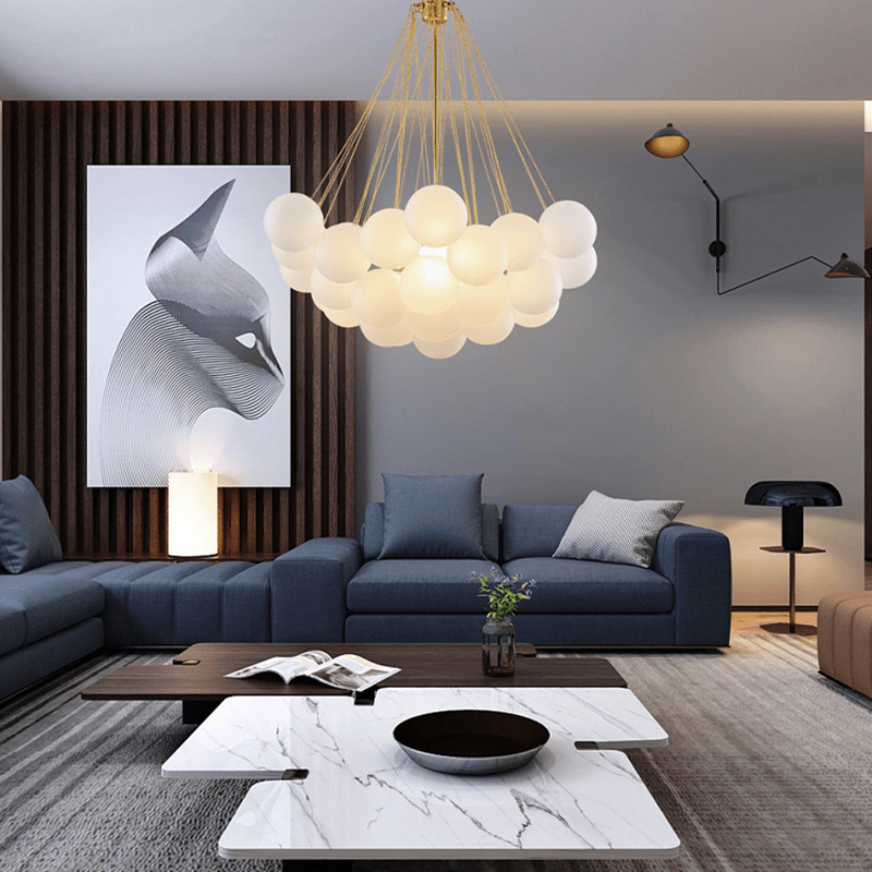 Hanging Globe Chandelier | Cluster