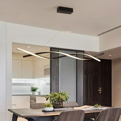 Spiral Chrome Chandelier | Gira