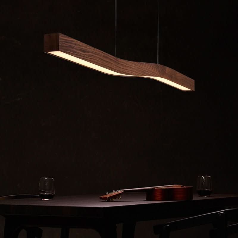 Lustre en Bois Flotté | Olen - Designix Lustre Marron
