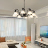 Vintage Glass Chandelier | Harmonic Brightness