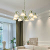 Vintage Glass Chandelier | Harmonic Brightness