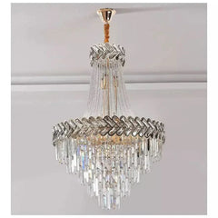 Modern Staircase Chandelier | Chromatic Brilliance