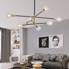 Multi-Bulb Chandelier | Metallic Glow