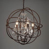 70s Vintage Chandelier | Illuminated Sphere