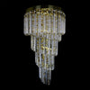 LW804120100COLOR spiral crystal pendant light