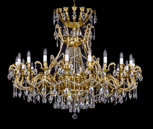 Brass chandelier L367CLN