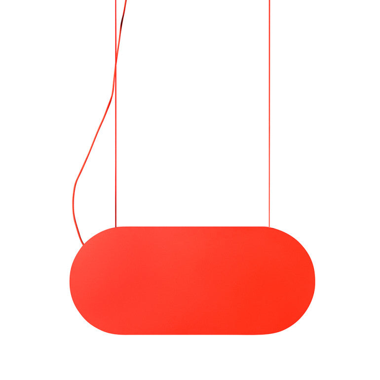 Suspension luminaire MALUMI A Rouge orange