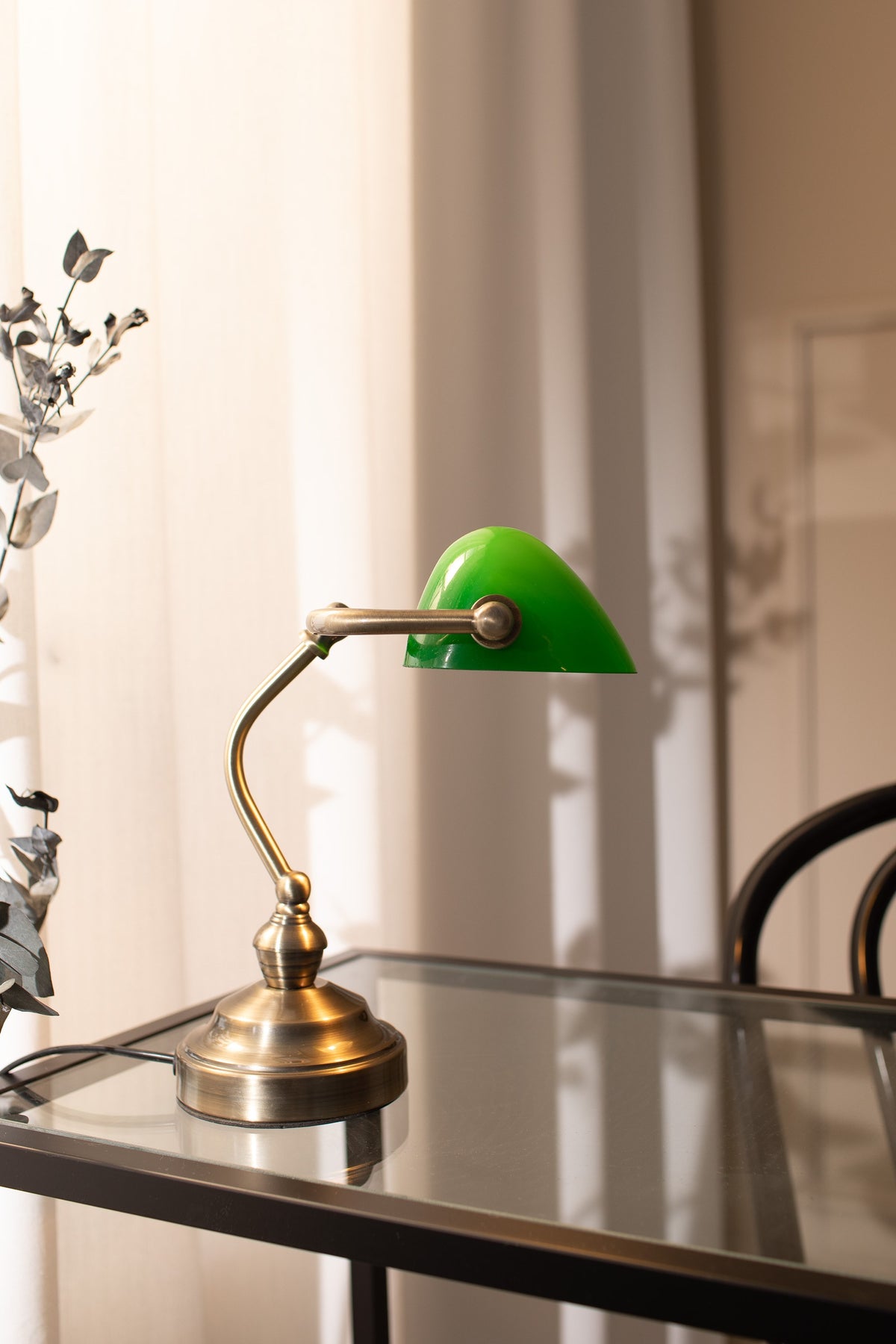 Lampe à poser Bankers en verre