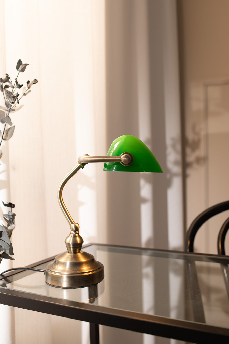 Lampe à poser Bankers en verre