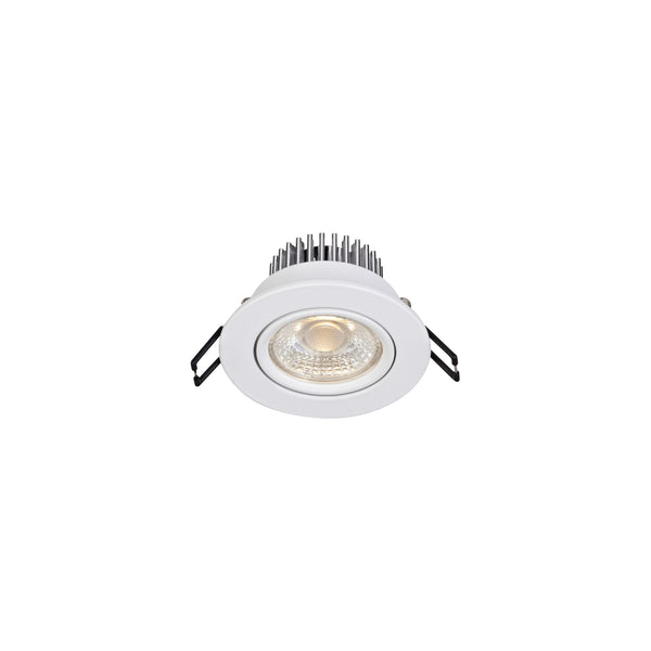 Kit de 3 spots encastrables Hera blanc IP44