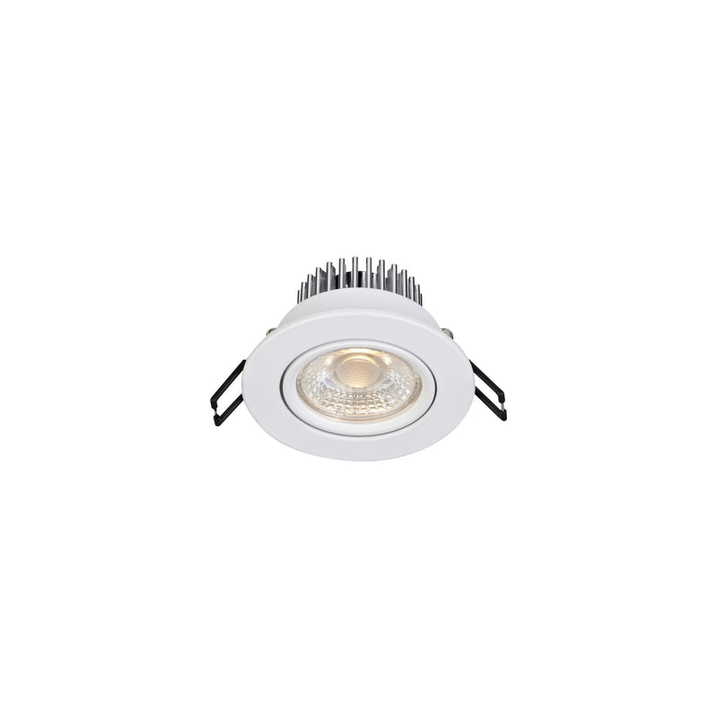 Kit de 3 spots encastrables Hera blanc IP44