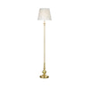 Lampadaire Imperia en laiton et blanc
