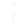 Suspension Sky sur platine ronde