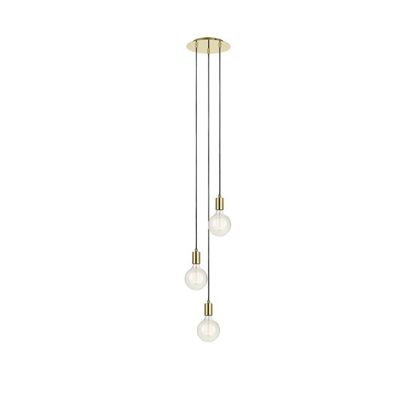 Suspension Sky sur platine ronde
