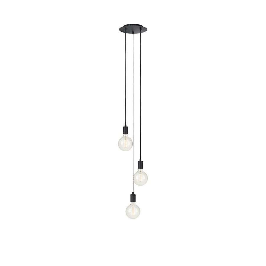 Suspension Sky sur platine ronde