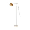 Lampadaire Chester noir et bronze