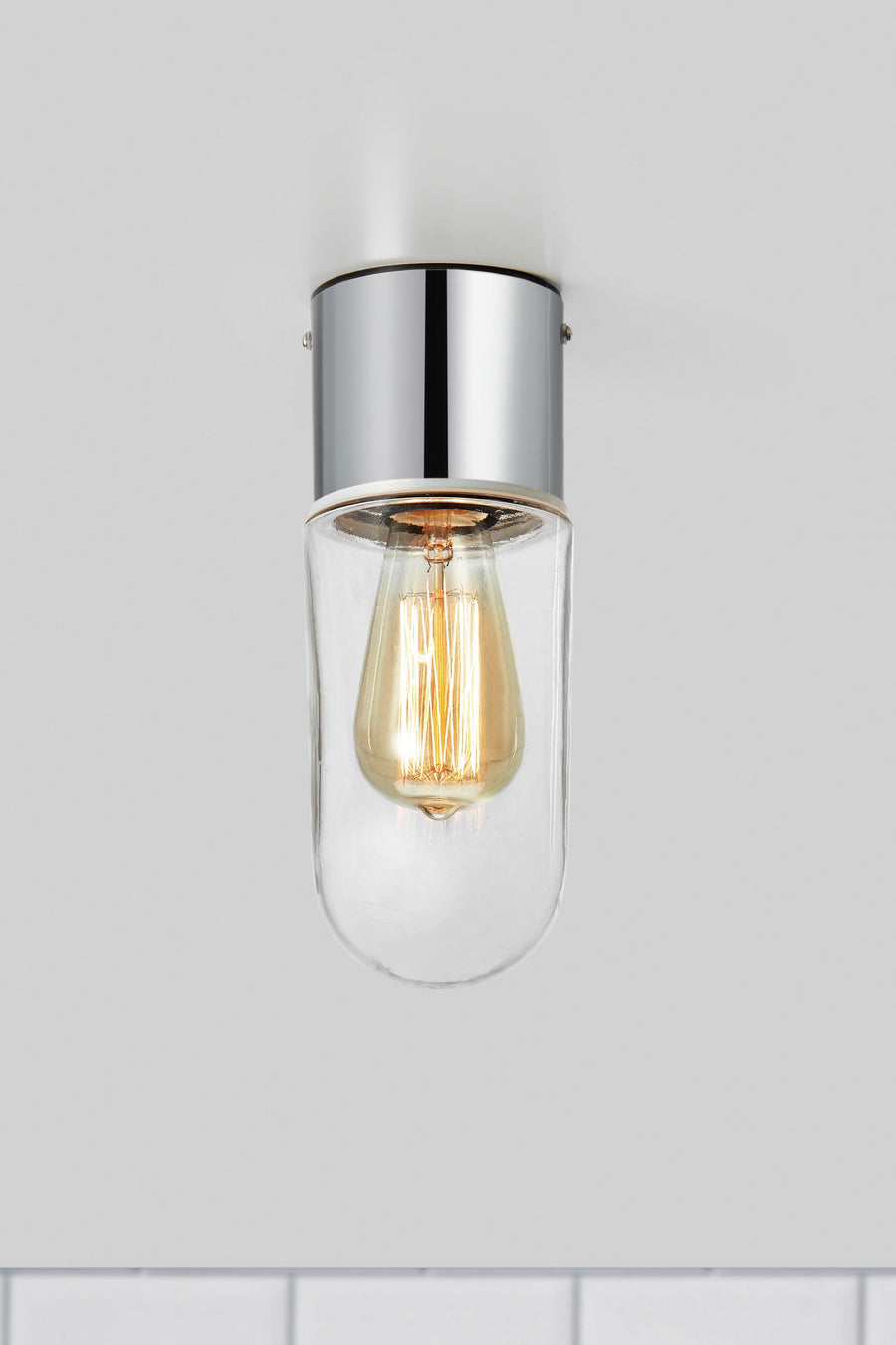 Plafonnier de salle de bain Zen en verre