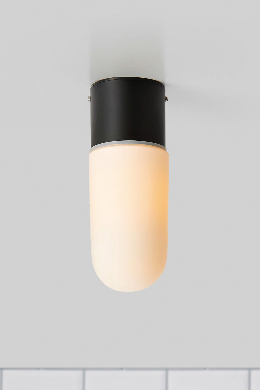 Plafonnier de salle de bain Zen en verre