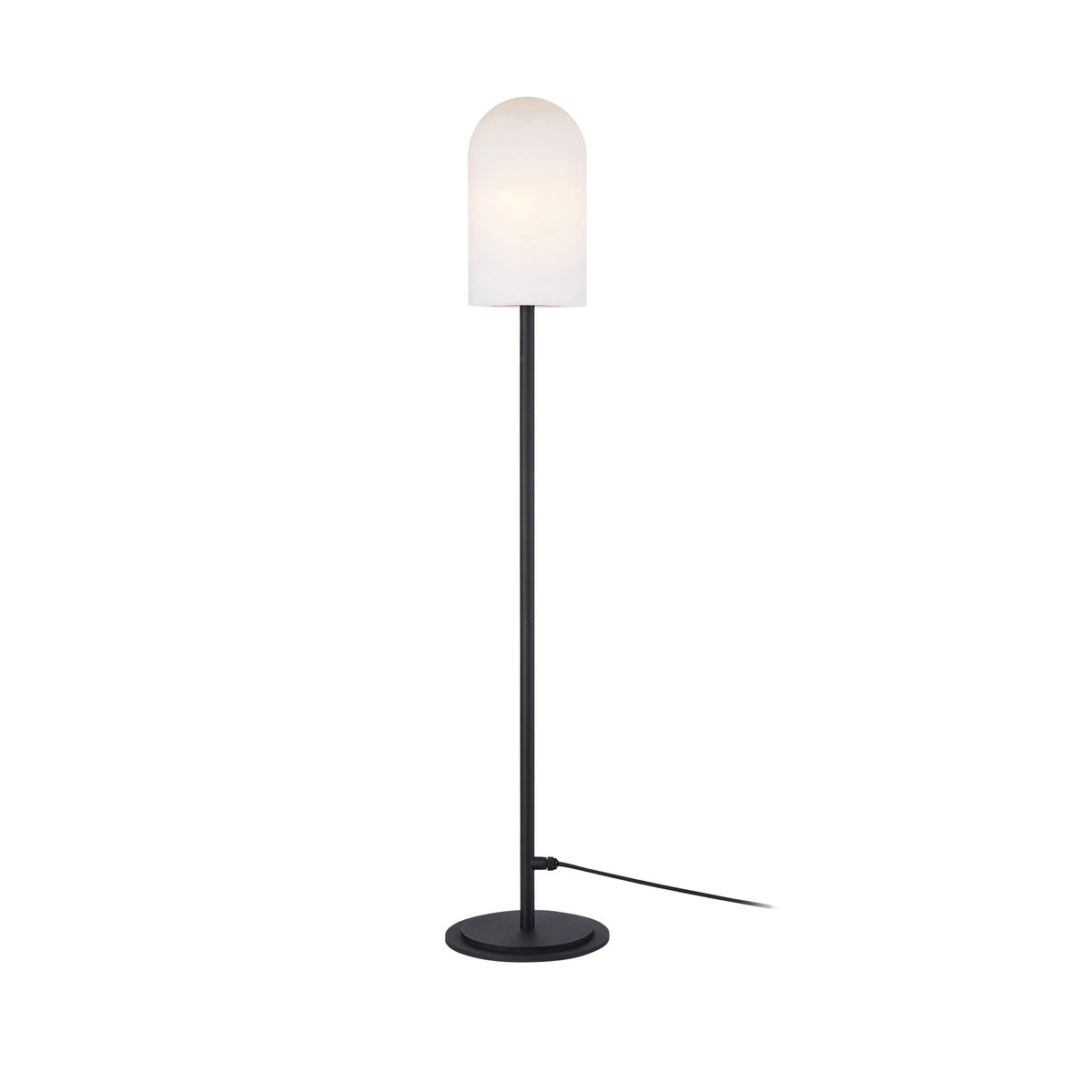 Lampadaire d'extérieur Afternoon noir et blanc IP44